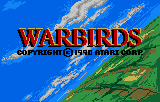 Warbirds title screen for Atari Lynx